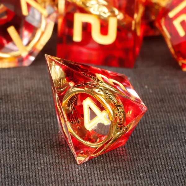 Lord of the Rings Inspired One Ring Resin Dice Set - Image 3
