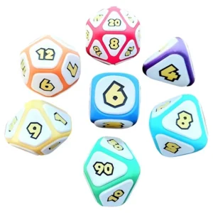 Mario Party Inspired TTRPG Dice Set