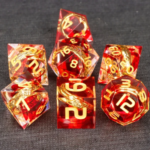 Lord of the Rings Inspired One Ring Resin Dice Set - Image 6