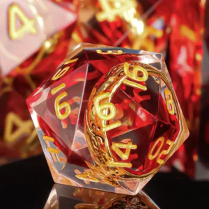 Lord of the Rings Inspired One Ring Resin Dice Set