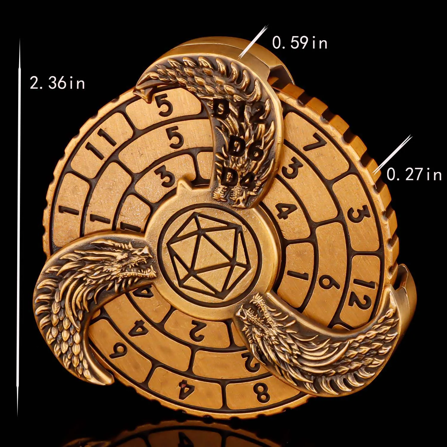 RPG Dice Set Fidget Spinner - Image 4