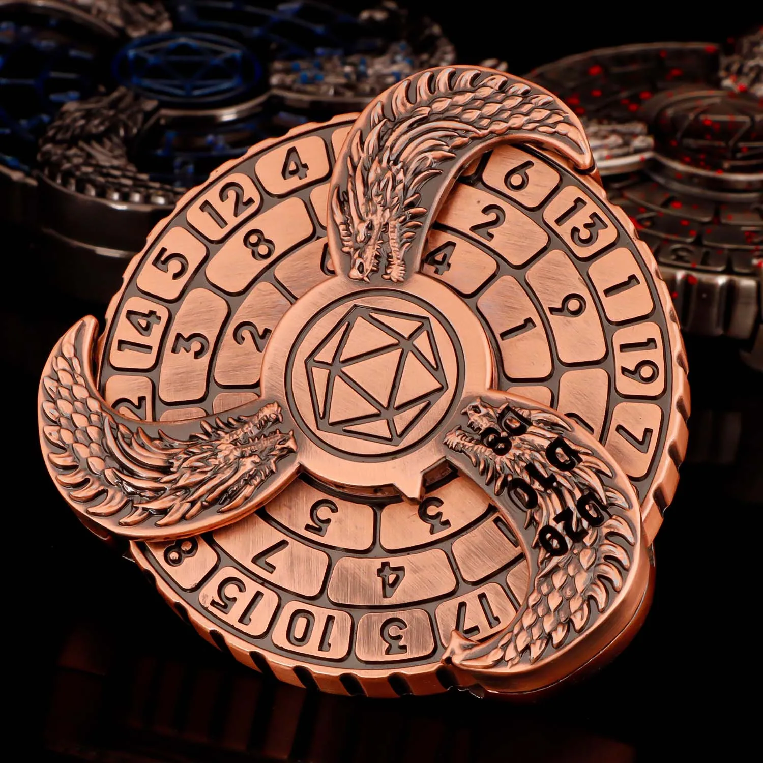 RPG Dice Set Fidget Spinner - Image 3