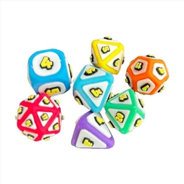 Mario Party Inspired TTRPG Dice Set - Image 4